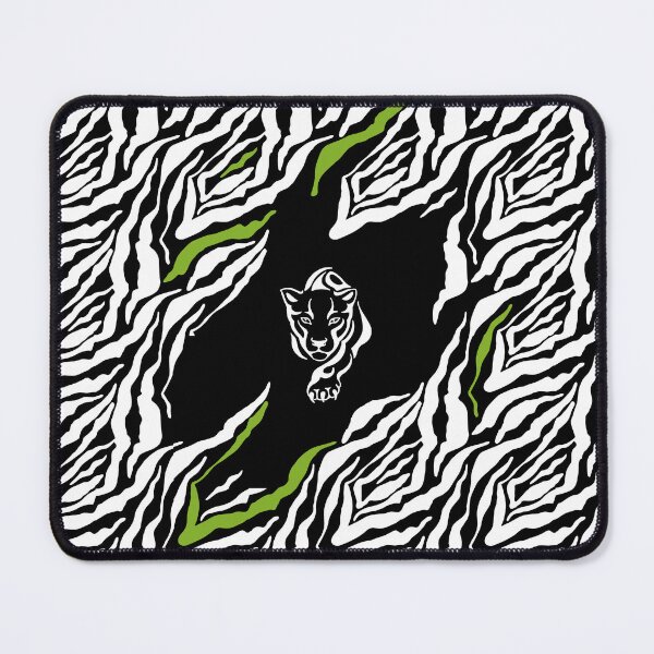 Item preview, GOWILD Seamless Zebra Panther / Cougar Design - black designed and sold by GOWILDstyle.