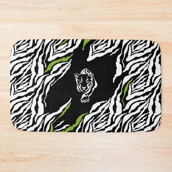 Item preview, GOWILD Seamless Zebra Panther / Cougar Design - black designed and sold by GOWILDstyle.