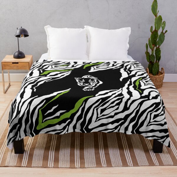 Item preview, GOWILD Seamless Zebra Panther / Cougar Design - black designed and sold by GOWILDstyle.