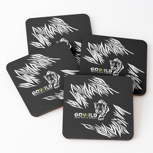 Item preview, GOWILD wildlife Canada, cougar design zebra style designed and sold by GOWILDstyle.