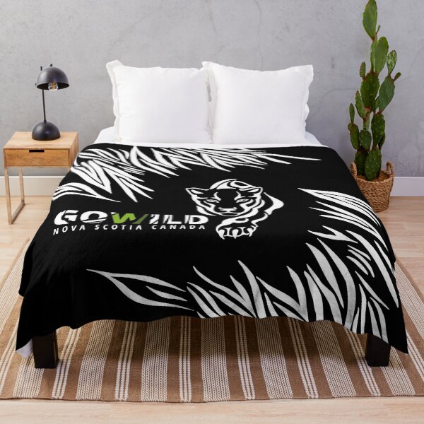 Item preview, GOWILD wildlife Canada, cougar design zebra style designed and sold by GOWILDstyle.