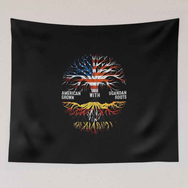 Artikelvorschau, Amerikanische mit ugandischen Wurzeln Baum Uganda-Flagge gewachsen entworfen und verkauft von MoHaCo.