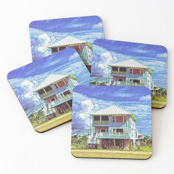 Item preview, Beach House, Orange Beach designed and sold by FlippinTurtles.