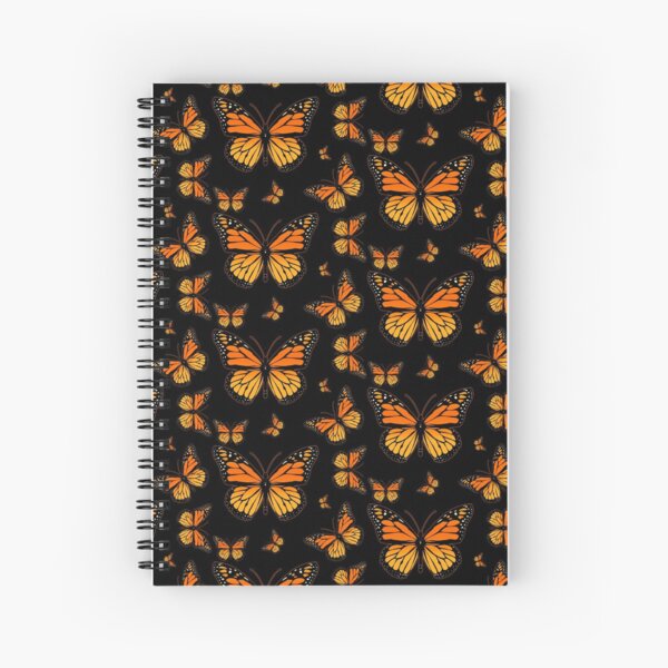 Monarch Butterfly Rapsody Spiral Notebook