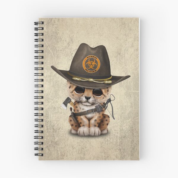Item preview, Cute Leopard Cub Zombie Hunter designed and sold by JeffBartels.