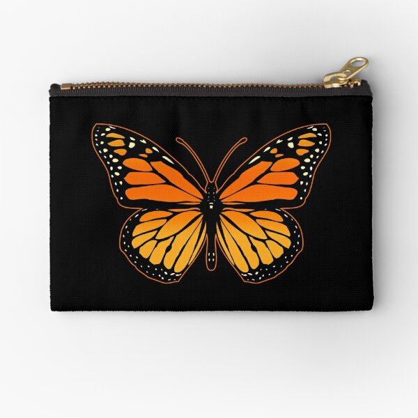 Monarch Butterfly Zipper Pouch