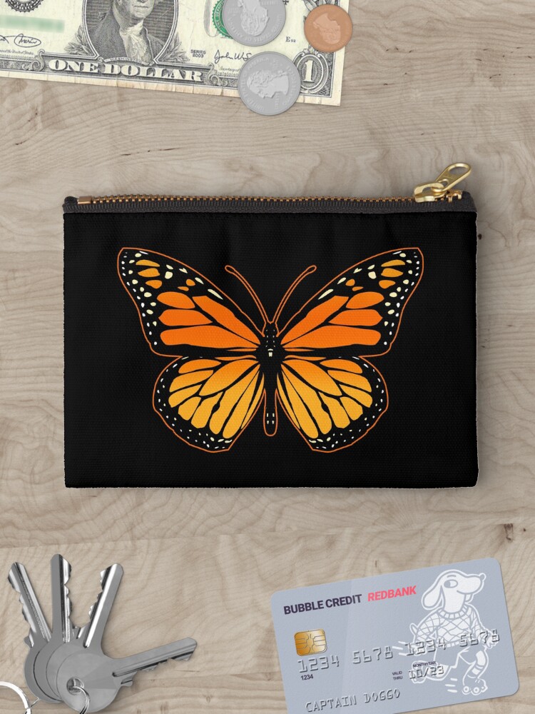 Thumbnail 3 of 4, Zipper Pouch, Monarch Butterfly designed and sold by Garaga.