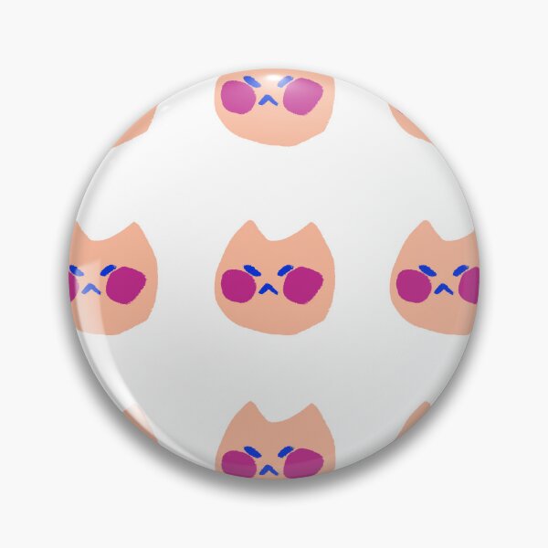 Item preview, Cute Kawaii Deep Peach Pink Cat Cartoon Sticker  designed and sold by dai-yu.