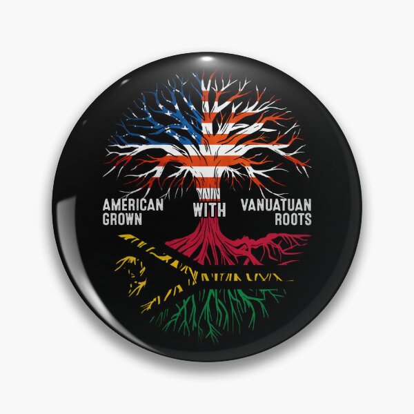 Item preview, American Grown With Vanuatuan Roots Vanuatu Flag designed and sold by MoHaCo.