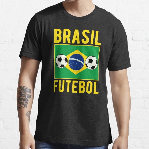 Brasil Brazil Soccer Jersey Football Number 11 Brazilian Fla Essential T- Shirt for Sale by favor-store