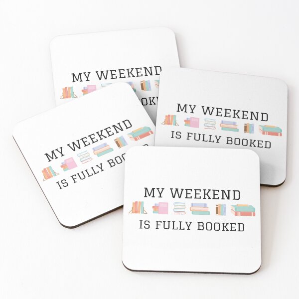 Item preview, My Weekend is Fully Booked for literature lovers designed and sold by ThreadlyAndCo.