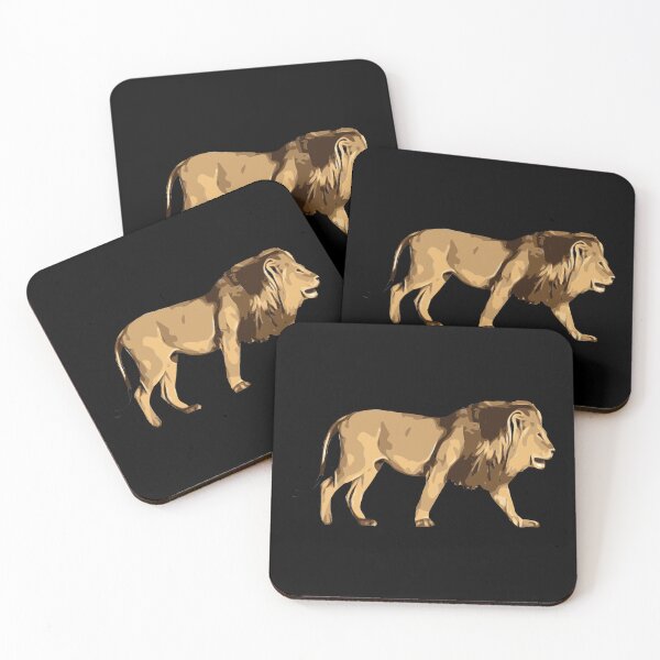 Item preview, African Lion Animals Art Paint Draw Design designed and sold by BK-Fishing.