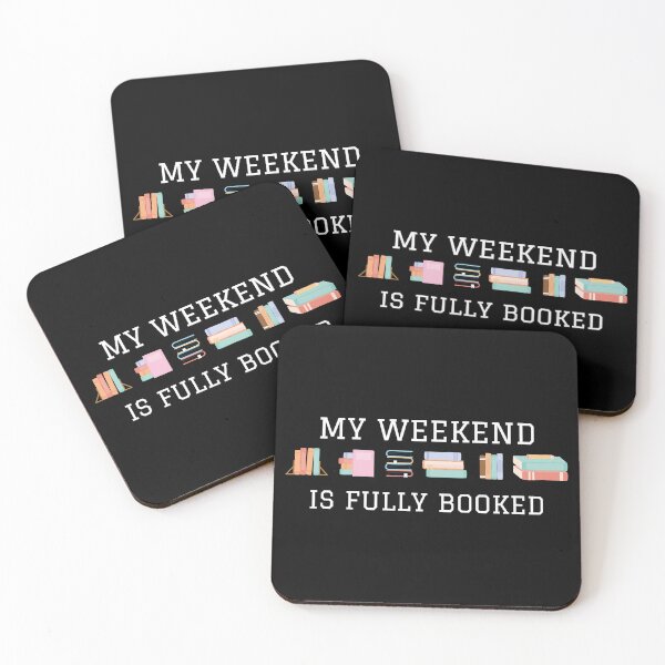 Item preview, My Weekend is Fully Booked for literature lovers designed and sold by ThreadlyAndCo.