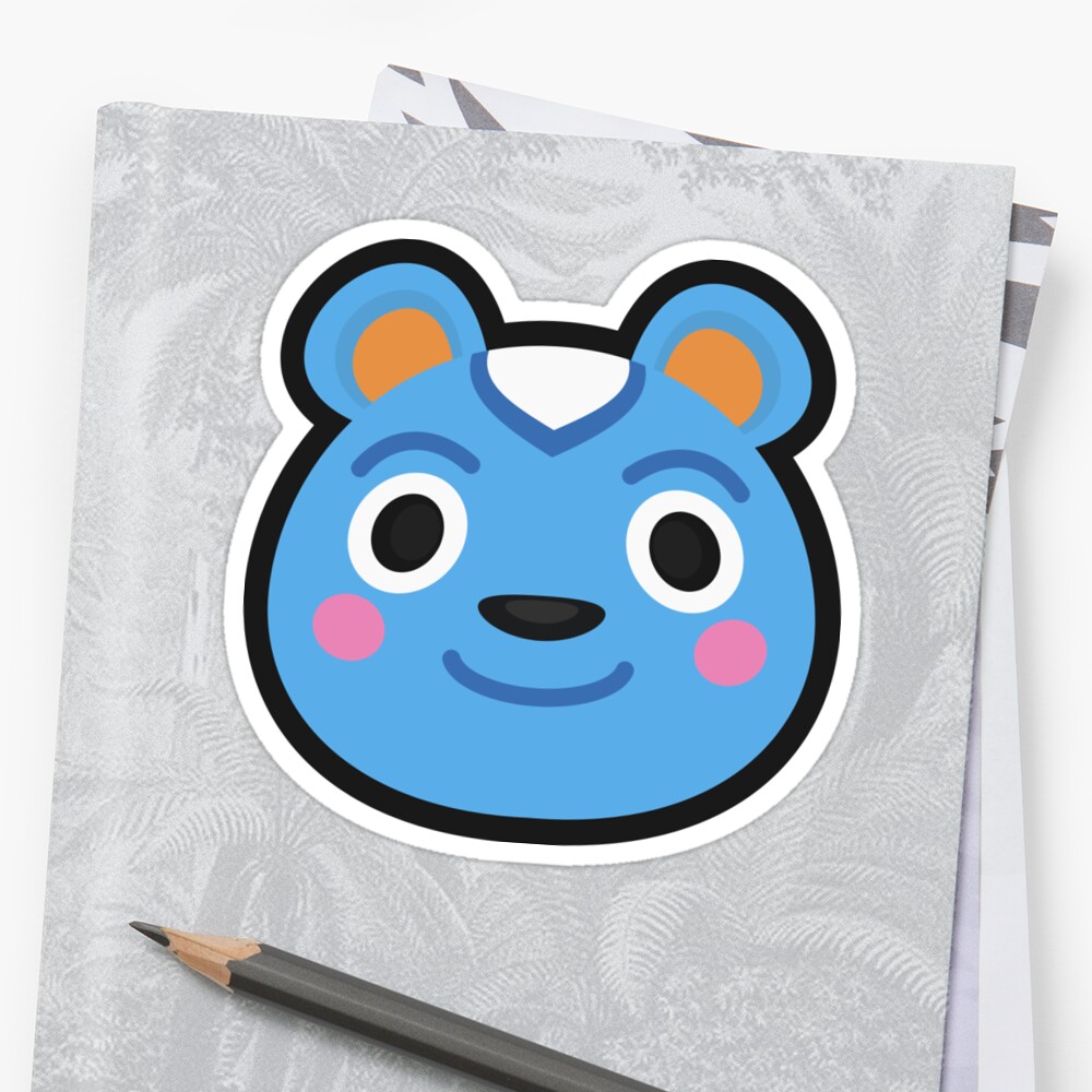 "FILBERT ANIMAL CROSSING" Stickers by purplepixel | Redbubble