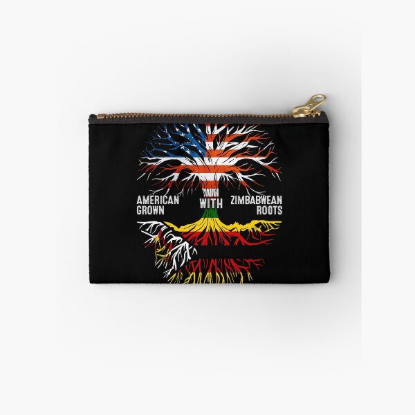 Item preview, American Grown With Zimbabwean Roots Tree Zimbabwe Flag designed and sold by MoHaCo.