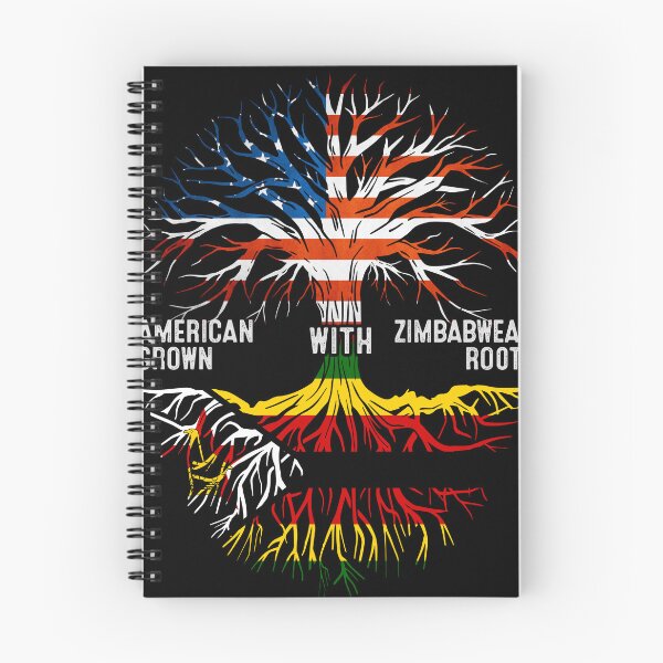 Item preview, American Grown With Zimbabwean Roots Tree Zimbabwe Flag designed and sold by MoHaCo.
