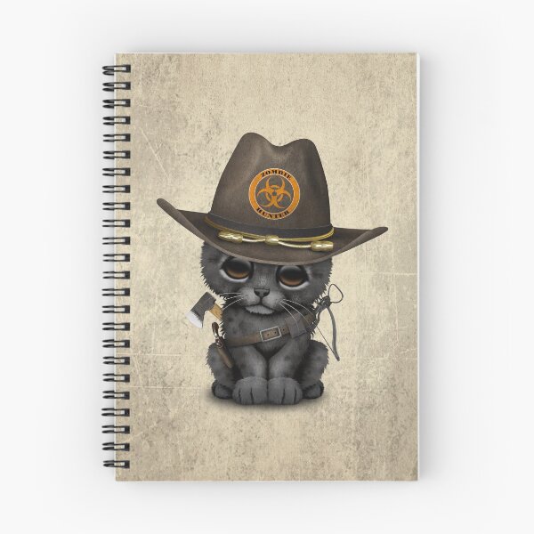 Item preview, Cute Black Panther Cub Zombie Hunter designed and sold by JeffBartels.