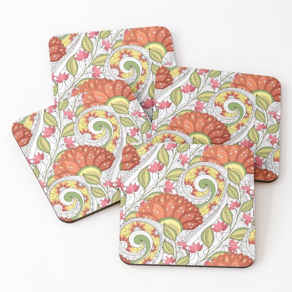 Item preview, Paisley Print with Vintage Floral Motifs designed and sold by lissantee.