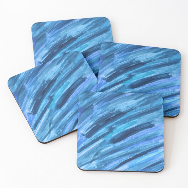 Time, handpainted Coasters (Set of 4)