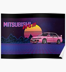 Póster Mitsubishi EVO III