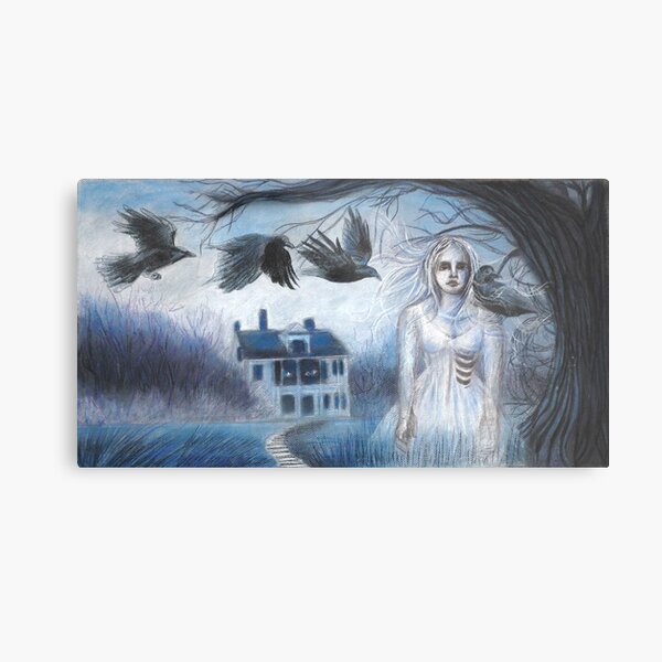 Ghost House Metal Print