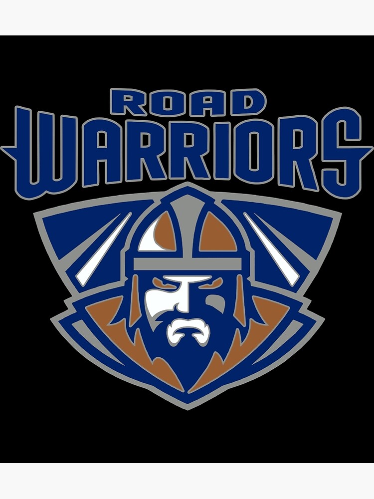 "Road Warriors Sports Logo Sticker" Poster for Sale by gusplawn5