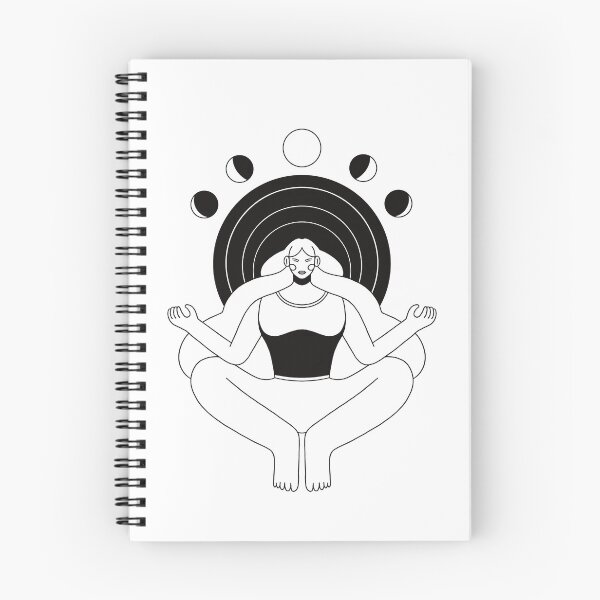 Artikelvorschau, Halbmond-Yoga-Pose entworfen und verkauft von soynok.