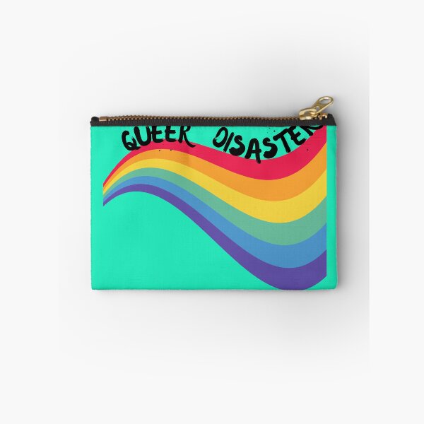 Item preview, Queer Disaster Curved Rainbow For Pride Month In Green designed and sold by LuckyKermit.