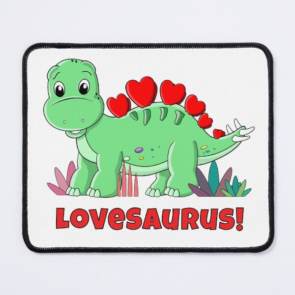 Item preview, Cute Cartoon Baby Dinosaur Stegosaurus - Lovesaurus designed and sold by brodyquixote.