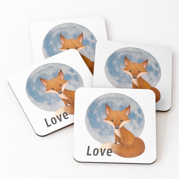 Item preview, fox love designed and sold by Tienda-Vane.