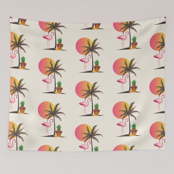 Item preview, Flamingo And Pineapple In Sunglasses  designed and sold by GleamingGiant.