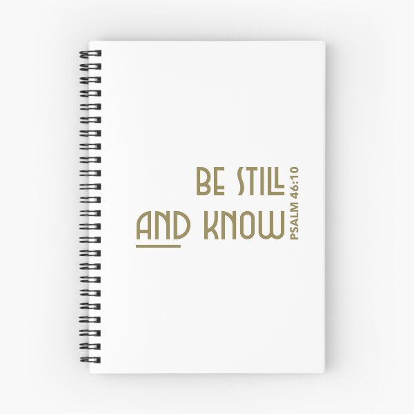 Item preview, Be Still And Know Psalm 46:10 - Typography Bible Verse designed and sold by macfriends.