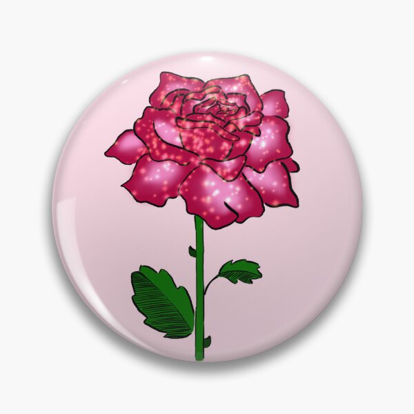Artikelvorschau, Hübsche rosa Glitter-Rose entworfen und verkauft von Mallory Harrington.