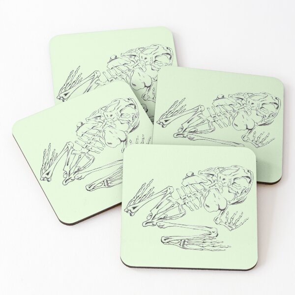 Item preview, Frog Skeleton pencil sketch designed and sold by Mallory Harrington.