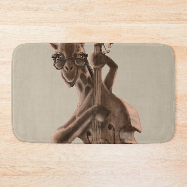 Item preview, Jazzy Giraffe Bass Player designed and sold by TheArtCave.