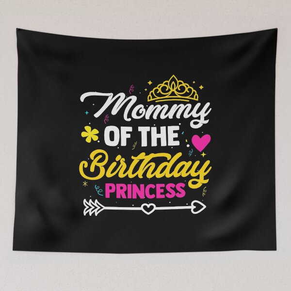 Artikelvorschau, Mama der Geburtstagsprinzessin Cute Mom Mama Muttertag entworfen und verkauft von haselshirt.