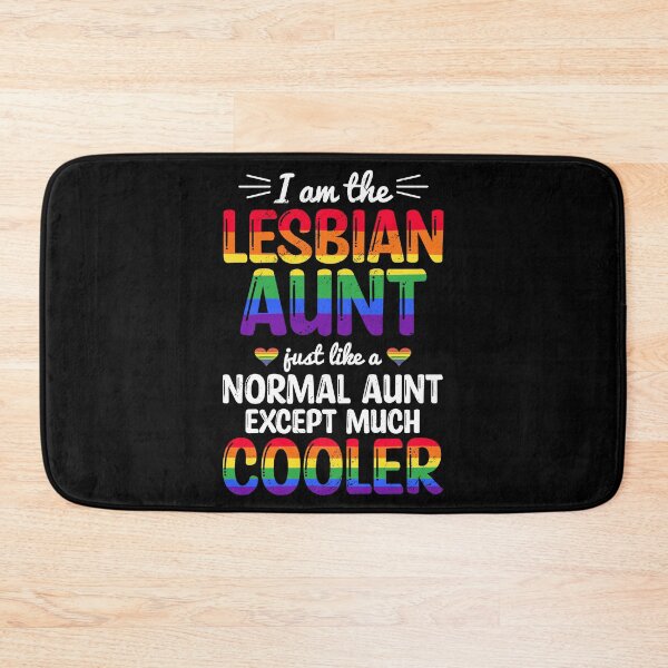 Item preview, I Am The Lesbian Aunt Rainbow Pride Month LGBTQ Support designed and sold by haselshirt.