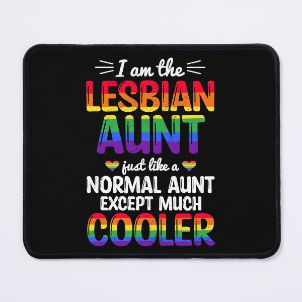 Item preview, I Am The Lesbian Aunt Rainbow Pride Month LGBTQ Support designed and sold by haselshirt.