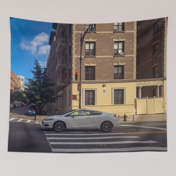 Item preview, Street Buildings Car Harlem Manhattan NYC  designed and sold by eleonoraingrid.