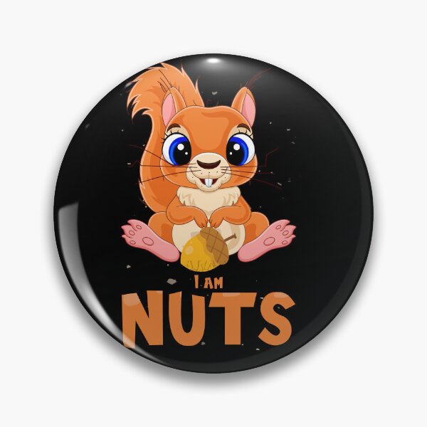 Item preview, Cartoon Squirrel With Nut designed and sold by sbachstroem.
