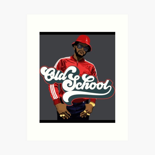 old school bboy Poster Art Print