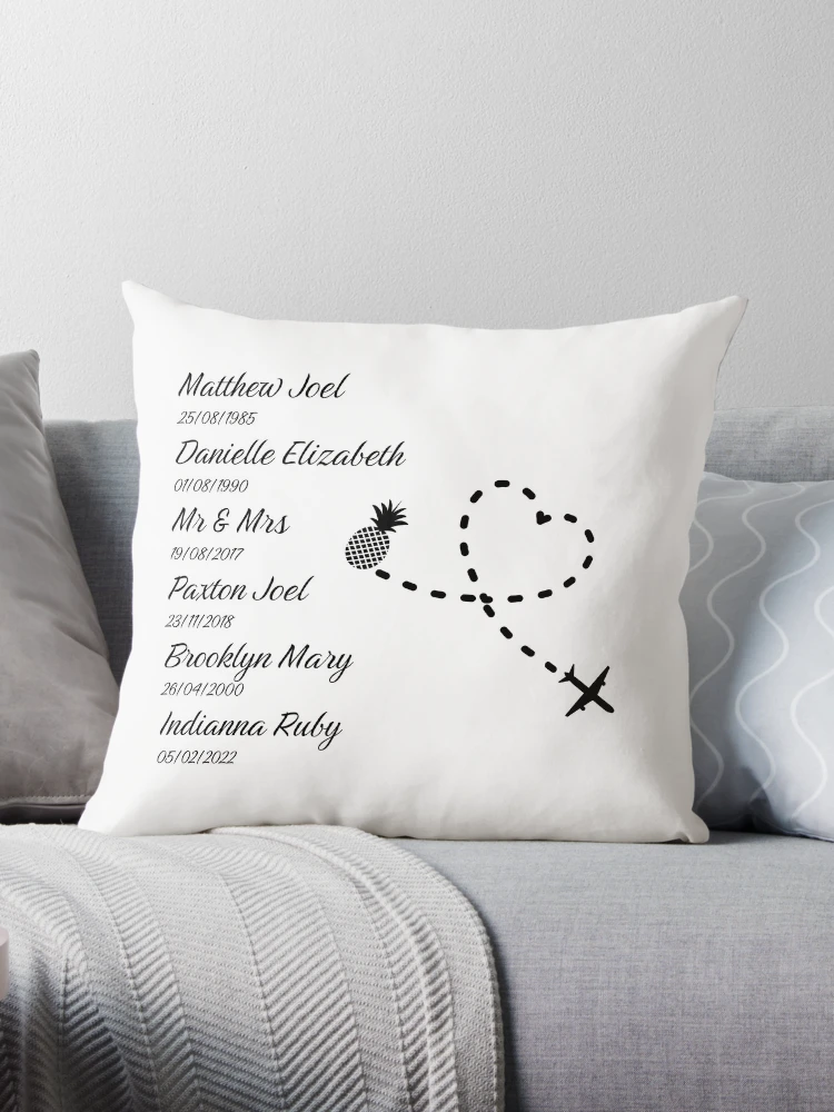 Personalised cushions