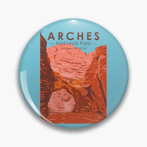 Item preview, Arches National Park Utah Sand Dune Arch Vintage designed and sold by KrisSidDesigns.