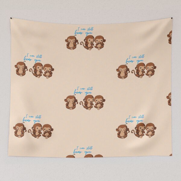 Item preview, The three monkeys - updated funnier and trendy version  designed and sold by Arteartz.