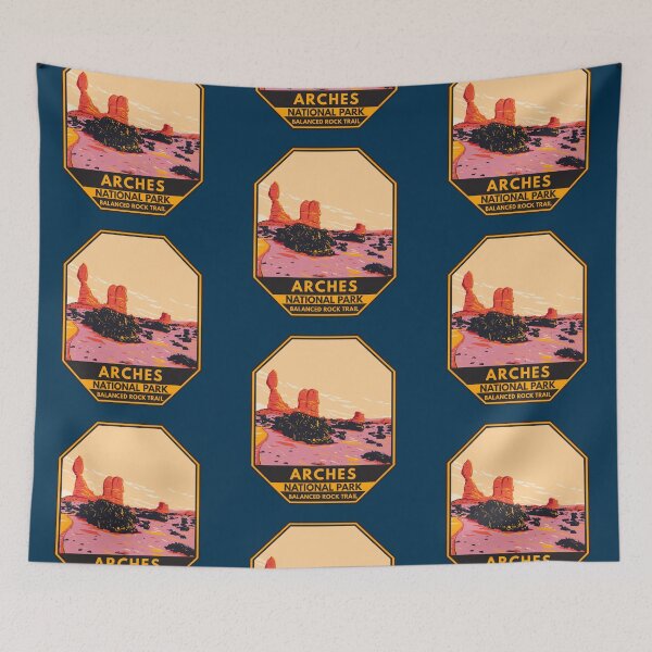 Item preview, Arches National Park Utah Balanced Rock Trail designed and sold by KrisSidDesigns.