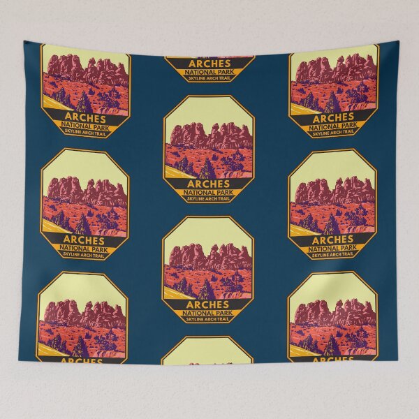 Item preview, Arches National Park Utah Skyline Arch Trail designed and sold by KrisSidDesigns.
