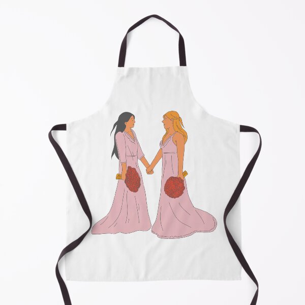 Item preview, Lesbian Couple Wedding Drawing Painting Art designed and sold by Regenbogenn.