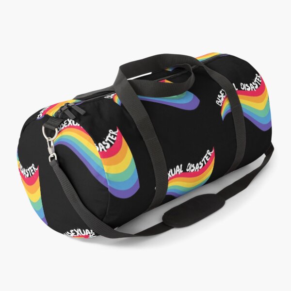 Item preview, Bisexual Disaster Curved Rainbow For Pride Month In Black designed and sold by LuckyKermit.