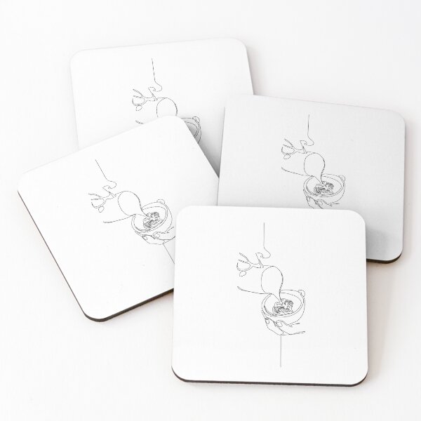 Item preview, Minimal Barista One Line Art  designed and sold by printheavenart.