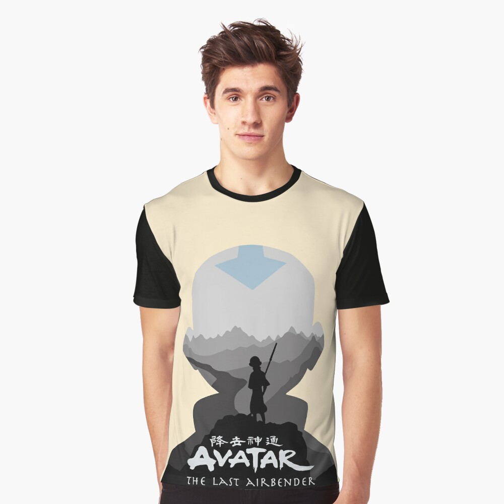 Avatar The Last Airbender Aang T Shirt For Sale By Ninjaatticus Redbubble Avatar Graphic 3790